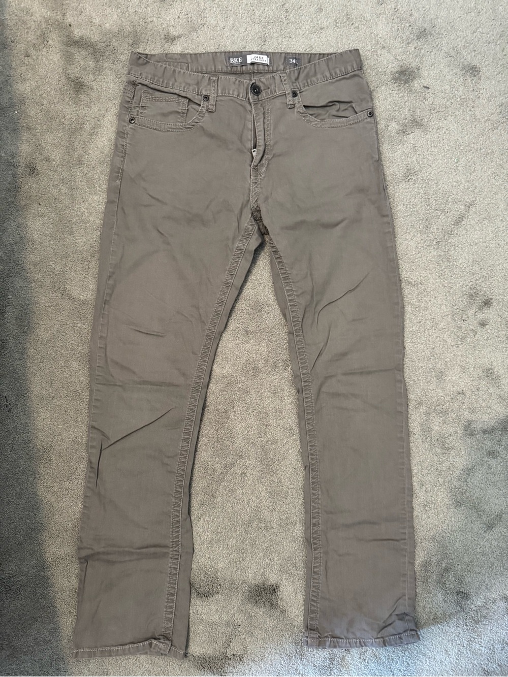 Men’s BKE Jake Straight Pants Size 34L